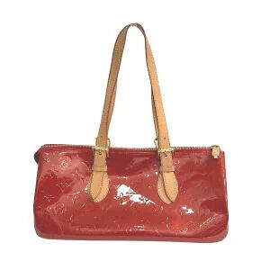 Louis Vuitton Vernis Avenue Shoulder Monogram Bag Rosewood